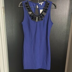 Charlotte Russe Mini Dress with Black Embellishments